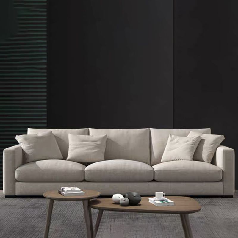 Contemporary Slipcovered Living Room Square Arm Pillows Seating Clearhalo 'furn' 'furn_sofas' 'Furniture' 'Living Room Furniture' 'Sofa' 'sofas' 1200x1200_ffdd9733-75f0-4add-a440-87445b18ef73