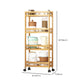 Etagere Contemporary Bookshelf Vertical Open Bamboo Shelf Bookcase for Home Clearhalo 'Bookcases' 'furn' 'furn_bookcases' 'Furniture' 'Office Furniture' 1200x1200_ffdfd953-fc7d-4206-928b-400fc5e4a07e