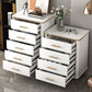 Modern Rectangle Accent Chest Wood Soft Close Drawers Storage Cabinet