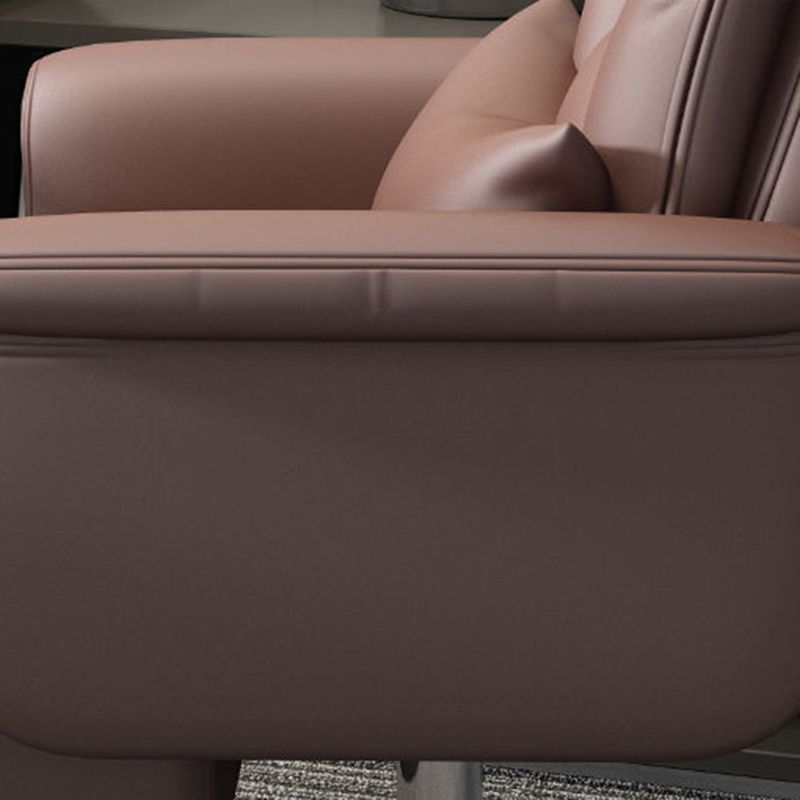 Sedia da ufficio a casa ergonomica contemporanea ad alta posteriore.