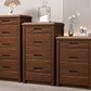 15.6 Inch Width Storage Chest Modern Solid Wood Dresser with 3/4/5 Drawers Clearhalo 'Bedroom Furniture' 'Dressers & Chests' 'dressers_chests' 'furn' 'furn_dressers_chests' 'Furniture' 1200x1200_ffe44b51-e6a2-428b-95ef-8ac266832f6e