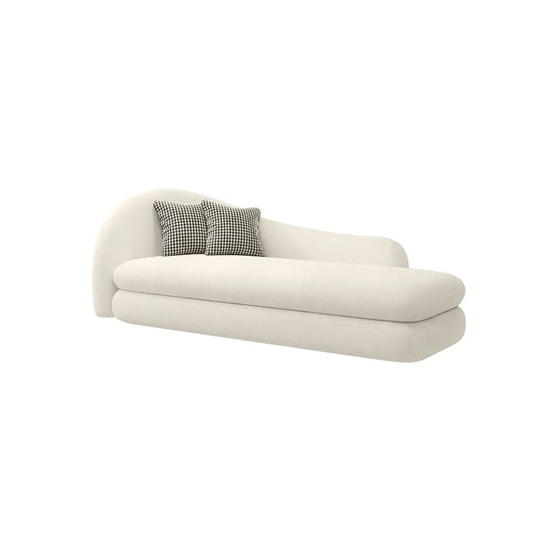 Sloped Arm Curved Sofa Contemporary Tight Back in Beige for Living Room Clearhalo 'furn' 'furn_sofas' 'Furniture' 'Living Room Furniture' 'Sofa' 'sofas' 1200x1200_ffe65d69-f01d-49b6-bb92-7397986b2bcb