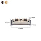 Modern Resistente alle macchie in fico del cuscino in pelle divano/sezionale per soggiorno