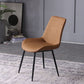 PU Leather Dining Chairs Industrial Style Arm Solid Back Dining Side Chairs Clearhalo 'Dining Chairs' 'Dining Tables & Seating' 'dining_chair' 'furn' 'furn_dining_chair' 'Furniture' 'Kitchen & Dining Furniture' 1200x1200_ffe834cd-1e6c-4a57-864e-0358defae1e9