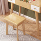 Solid Wood Vanity Makeup Table Set 2 Drawer Flip-Top Dressing Table Clearhalo 'Bedroom Furniture' 'furn' 'furn_makeup_vanities' 'Furniture' 'Makeup Vanities' 'makeup_vanities' 1200x1200_ffe9f9cc-9911-48c8-b7ab-c0bfb5f6e1e3