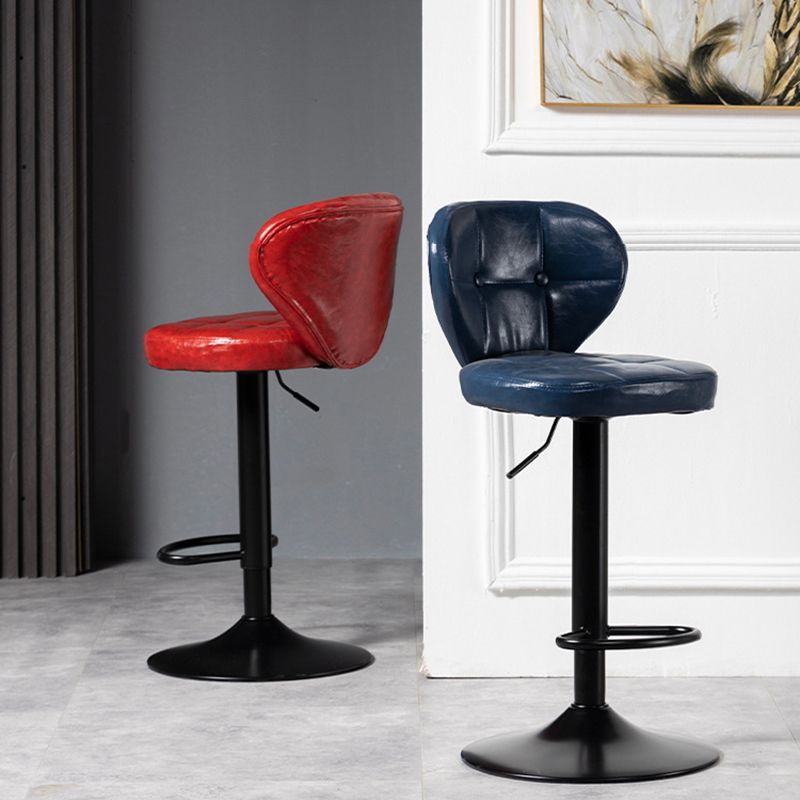 Nordic Leather Seats Barstool Rotating Lifting Bar Stool for Indoor, 1 Piece Clearhalo 'Bar Furniture' 'Bar Stools' 'bar_stools' 'furniture_bar_stools' 'Kitchen & Dining Furniture' 'kitchen&dining_furn' 'kitchen' 'kitchen_furn' Furniture' 1200x1200_ffea06d3-2f90-4f9c-9cf5-d44b97956595