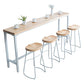 Rectangle Bar Table Contemporary Wood Bar Table with Trestle Base Clearhalo 'Bar Furniture' 'Bar Tables' 'bar_tables' 'furn' 'furn_bar_tables' 'Furniture' 'furniture_bar_tables' 'Kitchen & Dining Furniture' 1200x1200_ffea5fc8-2b28-4c4e-83fe-3c7d93ccfb3a