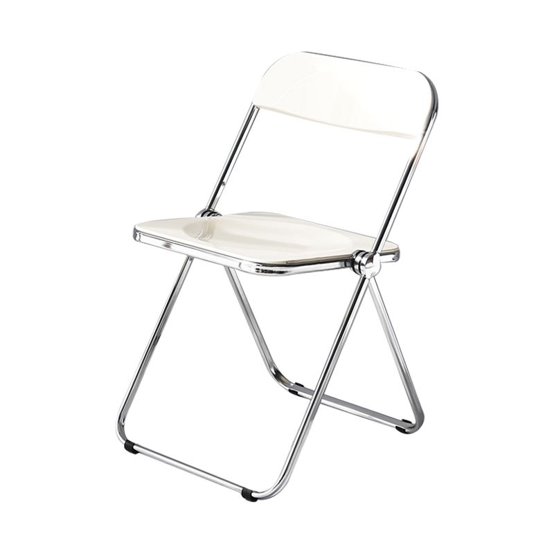 Industrial Style Plastic Dining Armless Chair Open Back Single Dining Side Chair Clearhalo ' kitchen&dining_furn' 'Dining Chairs' 'Dining Tables & Seating' 'dining_chair' 'furn' 'furn_dining_chair' 'Furniture' 'furniture_dining_chair' 'Kitchen & Dining Furniture' 'kitchen' 1200x1200_ffec957b-2c7f-4a7a-98f6-c4e653800e77