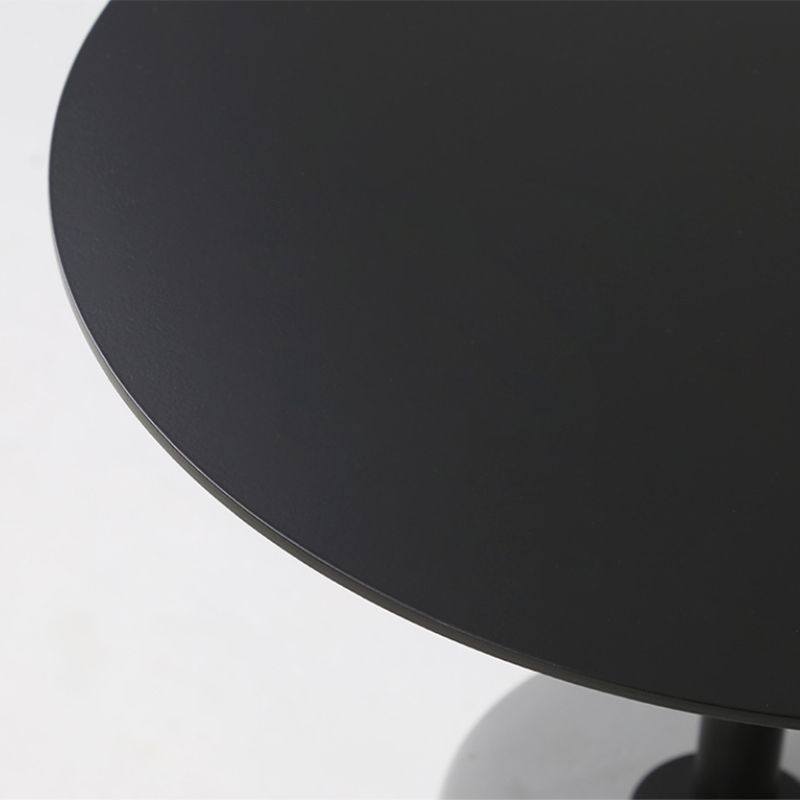 No Distressing End Table Set Modern Round Pedestal Concrete End Table