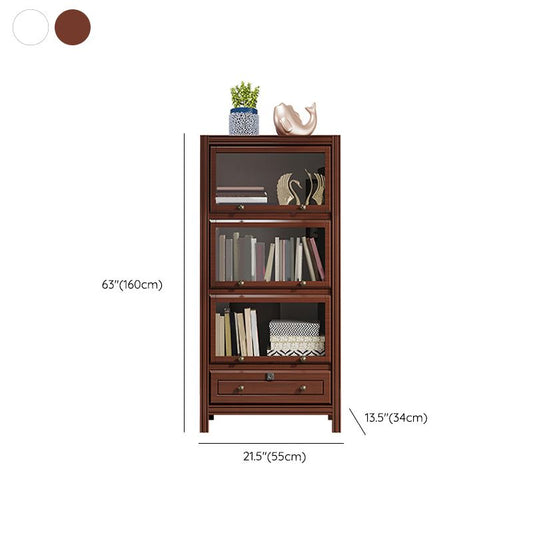 Stile moderno chiuso Bookcase in legno standard per la sala da studio
