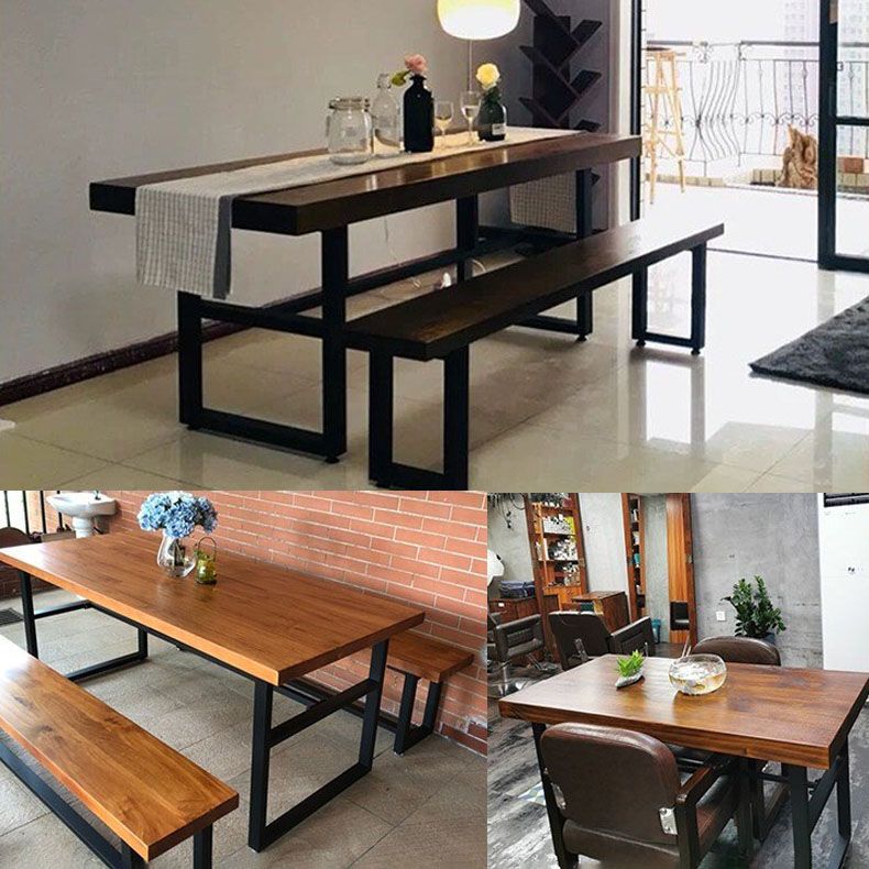 Rectangle Dining Furniture Solid Wood Dining Table for Dining Room