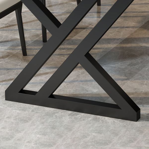 Escritorio de oficina contemporáneo de 30 "H Desk Gray Writing Writing