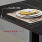 Table à manger de base à la base de rectangle de style contemporain (seule table)