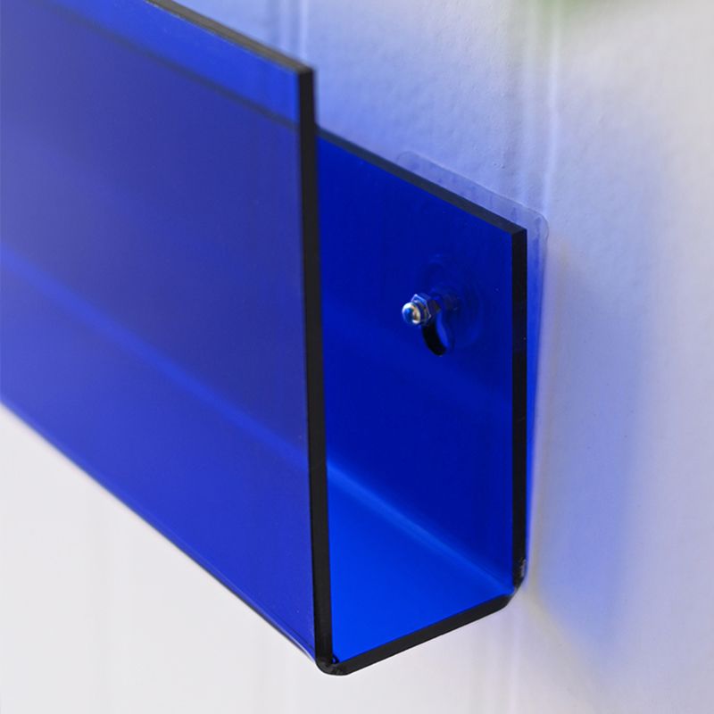 Acrylic Floating Bookcase Scandinavian Wall Mounted Book Shelf,5.7" H x 2" W Clearhalo 'Bookcases' 'furn' 'furn_bookcases' 'Furniture' 'furniture_bookcases' 'Office Furniture' 1200x1200_fff45696-1d9c-42f8-a4dc-875e6df35864