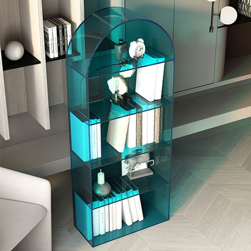 Open Back Bookshelf Acrylic Scandinavian Style Bookcase for Home Office Study Room Clearhalo 'Bookcases' 'furn' 'furn_bookcases' 'Furniture' 'furniture_bookcases' 'kitchen' 'kitchen_bookcases' 'Living Room Furniture' 'Office Furniture' 1200x1200_fff5cfb1-a7bd-4cf3-b97b-5977f170fc2e