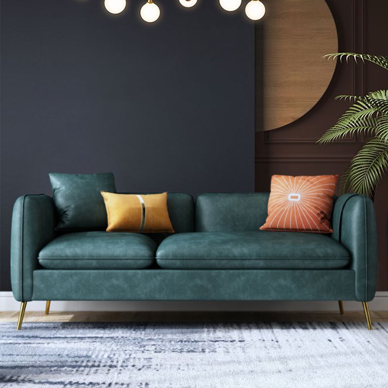 Modern Faux Leather Settee Square Arm Couch with Storage for 3 People Clearhalo 'furn' 'furn_sofas' 'Furniture' 'furniture_sofas' 'Living Room Furniture' 'Sofa' 'sofas' 1200x1200_fff6bd71-9eb2-4653-b7a9-b89c2a206a9f