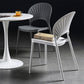 Scandinavian Open Back Side Chair Plastic Side Chair for Home