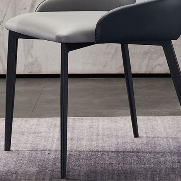 Hedendaagse stijl metalen stoelen armstoelen voor keuken met metalen benen