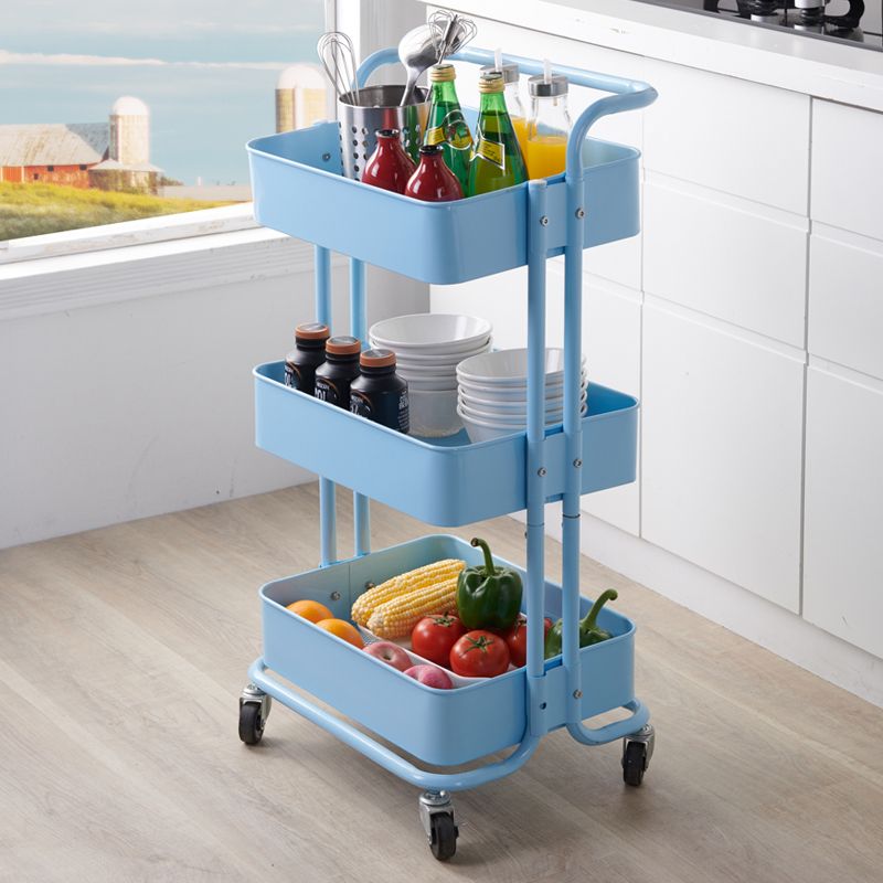 3-Shelf Plastic Geometric Bookcase Contemporary Book Shelf with Wheels Clearhalo 'Bookcases' 'furn' 'furn_bookcases' 'Furniture' 'furniture_bookcases' 'Office Furniture' 1200x1200_fffc80c9-d5f7-47e4-9007-d39b63d93713