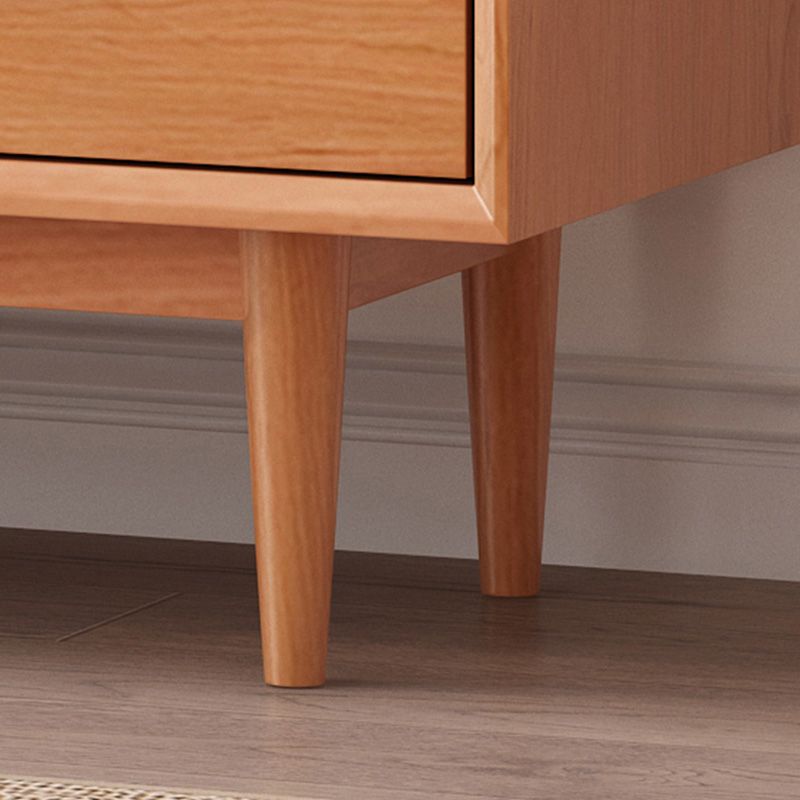 Server in legno solido a buffet in stile glam con porta e cassetto