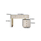 Beige Wood Vanity Dressing Table Set Glam Slate Top Dressing Table Clearhalo 'Bedroom Furniture' 'furn' 'furn_makeup_vanities' 'Furniture' 'Makeup Vanities' 'makeup_vanities' 1200x1200_ffffab83-71b8-43ef-977c-2b18901c983b