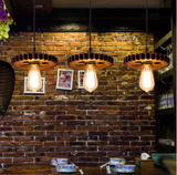 Gear Design Dining Room Pendant Lighting Antique Wrought Iron 1 Head Bronze Hanging Lamp with Adjustable Chain Bronze Clearhalo 'Art Deco Pendants' 'Cast Iron' 'Ceiling Lights' 'Ceramic' 'Crystal' 'Industrial Pendants' 'Industrial' 'Metal' 'Middle Century Pendants' 'Pendant Lights' 'Pendants' 'Tiffany' Lighting' 20230710142831