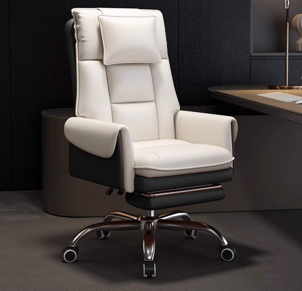 Modern Padded Arms Executive Chair Ergonomic Task Chair for Office