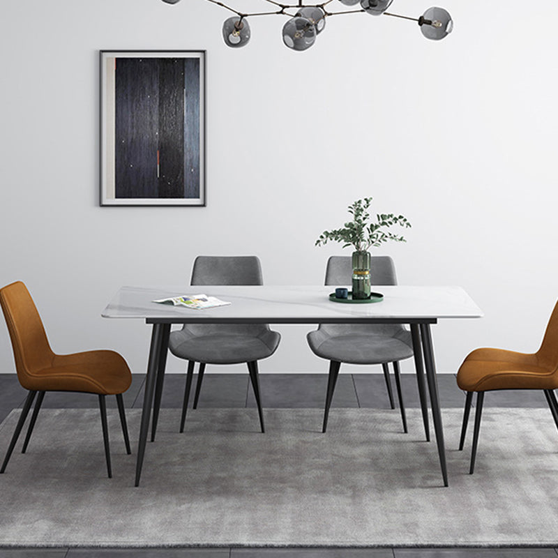 Modern Kitchen Sintered Stone Furniture of Standard Height Formal Dining¬†Room¬†Table¬†Set Clearhalo 'Dining Room Sets' 'Dining Tables & Seating' 'dining_room_set' 'furn' 'furn_dining_room_set' 'Furniture' 'furniture_dining_room_set' 'Kitchen & Dining Furniture' 'kitchen&dining_furn' 'kitchen' 3347286