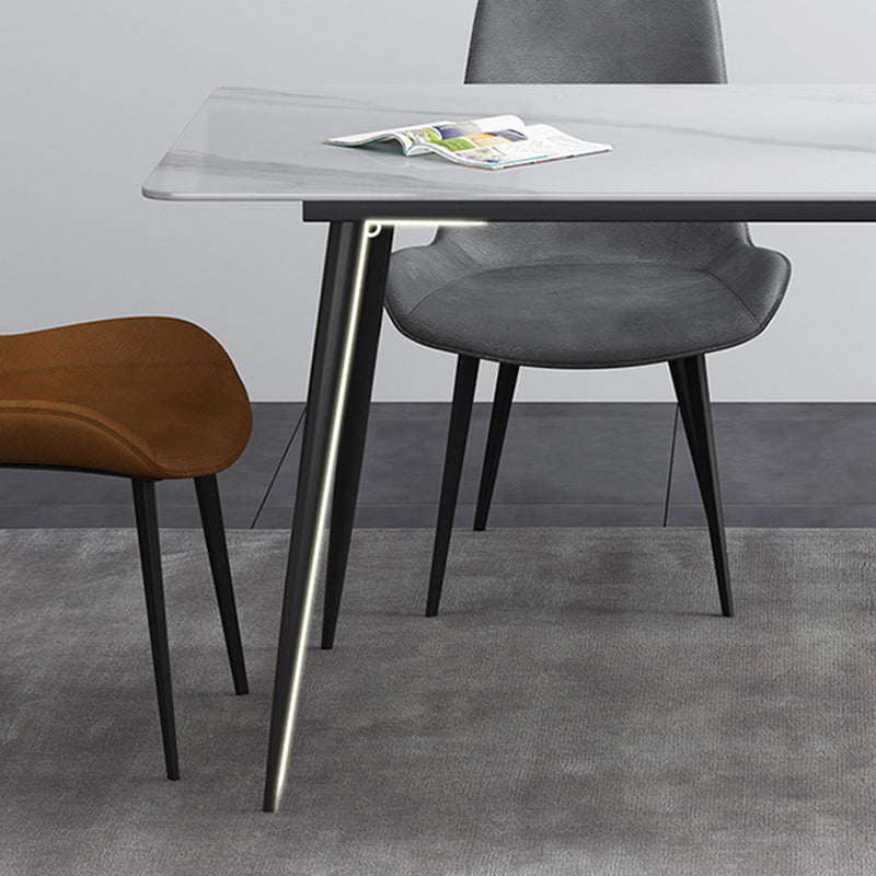 Modern Kitchen Sintered Stone Furniture of Standard Height Formal Dining¬†Room¬†Table¬†Set Clearhalo 'Dining Room Sets' 'Dining Tables & Seating' 'dining_room_set' 'furn' 'furn_dining_room_set' 'Furniture' 'furniture_dining_room_set' 'Kitchen & Dining Furniture' 'kitchen&dining_furn' 'kitchen' 3347291