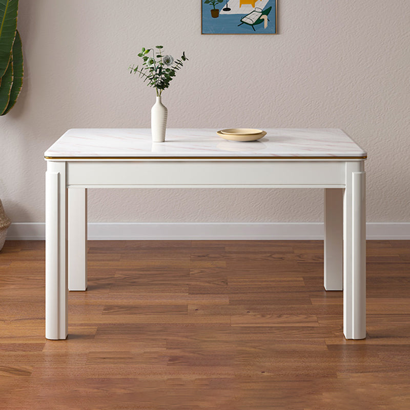 Modern Fixed Dining¬†Room¬†Table¬†Set Marble Top Dining Room Furniture for Restaurant Table Only Clearhalo 'Dining Room Sets' 'Dining Tables & Seating' 'dining_room_set' 'Furniture' 'furniture_dining_room_set' 'Kitchen & Dining Furniture' 'kitchen&dining_furn' 'kitchen' 3347402