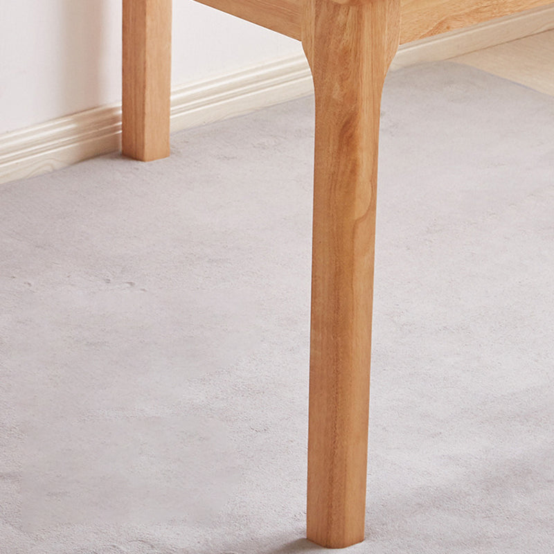 Modern Style Solid Wood Dining Table with Rectangle Shape Standard Height Table for Home Use Clearhalo 'Dining Room Sets' 'Dining Tables & Seating' 'dining_room_set' 'Furniture' 'furniture_dining_room_set' 'Kitchen & Dining Furniture' 'kitchen&dining_furn' 'kitchen' 3347436