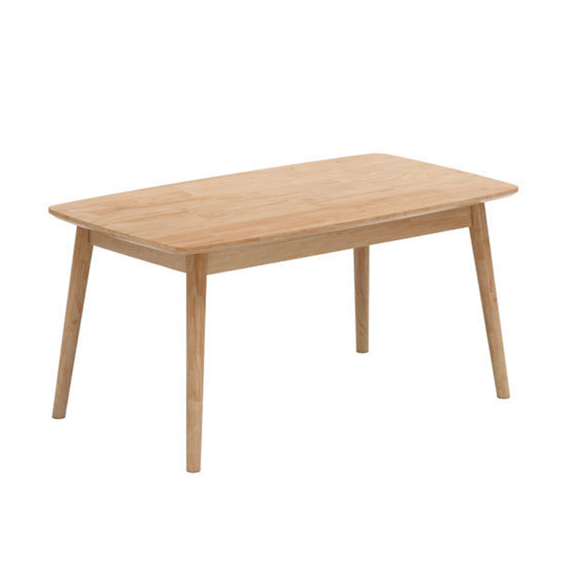 Minimalist Style Solid Wood Top Dining Table Set of Rectangle Shape Formal Dinette Set Clearhalo 'Dining Room Sets' 'Dining Tables & Seating' 'dining_room_set' 'furn' 'furn_dining_room_set' 'Furniture' 'furniture_dining_room_set' 'Kitchen & Dining Furniture' 'kitchen&dining_furn' 'kitchen' 3347444