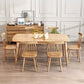 Minimalist Style Solid Wood Top Dining Table Set of Rectangle Shape Formal Dinette Set Clearhalo 'Dining Room Sets' 'Dining Tables & Seating' 'dining_room_set' 'furn' 'furn_dining_room_set' 'Furniture' 'furniture_dining_room_set' 'Kitchen & Dining Furniture' 'kitchen&dining_furn' 'kitchen' 3347447