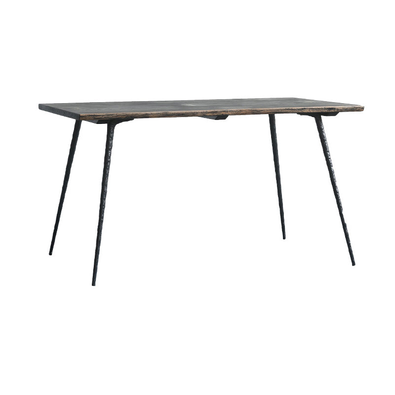 Industrial Style Solid Wood Dining Set with Rectangle Shape Table and 4 Legs Base for Home Use Table Only Clearhalo 'Dining Room Sets' 'Dining Tables & Seating' 'dining_room_set' 'Furniture' 'furniture_dining_room_set' 'Kitchen & Dining Furniture' 'kitchen&dining_furn' 'kitchen' 3347666