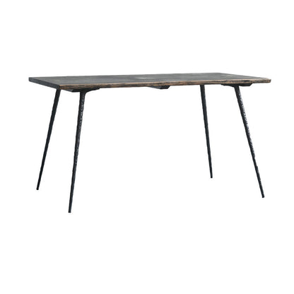 Industrial Style Solid Wood Dining Set with Rectangle Shape Table and 4 Legs Base for Home Use Table Only Clearhalo 'Dining Room Sets' 'Dining Tables & Seating' 'dining_room_set' 'Furniture' 'furniture_dining_room_set' 'Kitchen & Dining Furniture' 'kitchen&dining_furn' 'kitchen' 3347666