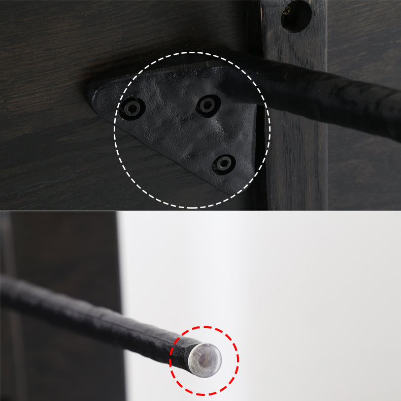 Industrial Style Solid Wood Dining Set with Rectangle Shape Table and 4 Legs Base for Home Use Clearhalo 'Dining Room Sets' 'Dining Tables & Seating' 'dining_room_set' 'Furniture' 'furniture_dining_room_set' 'Kitchen & Dining Furniture' 'kitchen&dining_furn' 'kitchen' 3347667