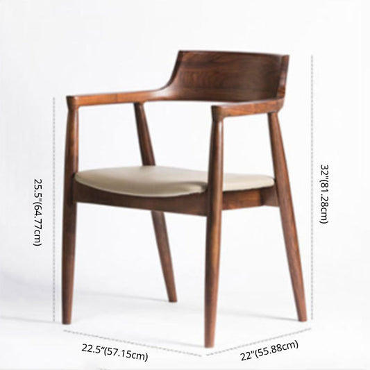 Fixed Minimalist Solid Wood Top Kitchen Table Set of Brown for Dining Room Clearhalo 'Dining Room Sets' 'Dining Tables & Seating' 'dining_room_set' 'Furniture' 'furniture_dining_room_set' 'Kitchen & Dining Furniture' 'kitchen&dining_furn' 'kitchen' 3347713