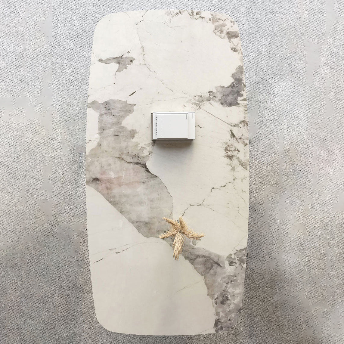 Minimalist Traditional Height Faux Marble Top Dining Table Rectangle Dining Room Set For Home Clearhalo 'Dining Room Sets' 'Dining Tables & Seating' 'dining_room_set' 'Furniture' 'furniture_dining_room_set' 'Kitchen & Dining Furniture' 'kitchen&dining_furn' 'kitchen' 3347756