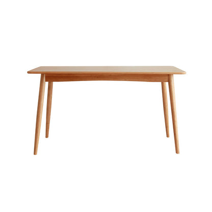 Contemporary Fixed Dining¬†Room¬†Table¬†Set with Solid Wood 4 Legs Base Kitchen Dining Furniture Table Only Clearhalo 'Dining Room Sets' 'Dining Tables & Seating' 'dining_room_set' 'Furniture' 'furniture_dining_room_set' 'Kitchen & Dining Furniture' 'kitchen&dining_furn' 'kitchen' 3347884