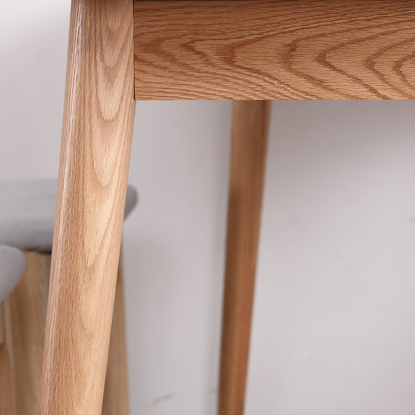 Modern Style Solid Wood Top Dining Table Sets with Rectangle Table Dining Furniture Clearhalo 'Dining Room Sets' 'Dining Tables & Seating' 'dining_room_set' 'Furniture' 'furniture_dining_room_set' 'Kitchen & Dining Furniture' 'kitchen&dining_furn' 'kitchen' 3347963