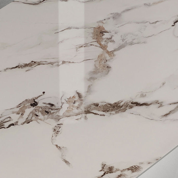 Modern Sintered Stone Dining Room Set with Rectangle Top and Black Base Furniture Clearhalo 'Dining Room Sets' 'Dining Tables & Seating' 'dining_room_set' 'furn' 'furn_dining_room_set' 'Furniture' 'furniture_dining_room_set' 'Kitchen & Dining Furniture' 'kitchen&dining_furn' 'kitchen' 3348021