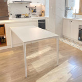 Modern Sintered Stone Top Standard Dining Set White Rectangle Shape Dining Set for Kitchen Clearhalo 'Dining Room Sets' 'Dining Tables & Seating' 'dining_room_set' 'Furniture' 'furniture_dining_room_set' 'Kitchen & Dining Furniture' 'kitchen&dining_furn' 'kitchen' 3348034