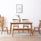 Minimalist Style Solid Wood Top Dining Table Set of Rectangle Shape Formal Dinette Set Clearhalo 'Dining Room Sets' 'Dining Tables & Seating' 'dining_room_set' 'furn' 'furn_dining_room_set' 'Furniture' 'furniture_dining_room_set' 'Kitchen & Dining Furniture' 'kitchen&dining_furn' 'kitchen' 3348132