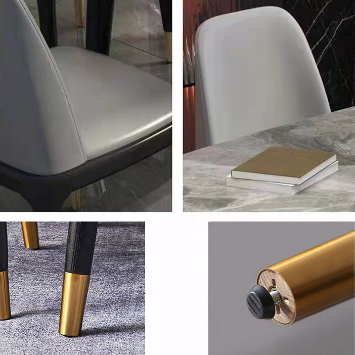 Nordic Sintered Stone Dining Room Set with Metal Base Dining Furniture for Home Use Clearhalo 'Dining Room Sets' 'Dining Tables & Seating' 'dining_room_set' 'Furniture' 'furniture_dining_room_set' 'Kitchen & Dining Furniture' 'kitchen&dining_furn' 'kitchen' 3348205