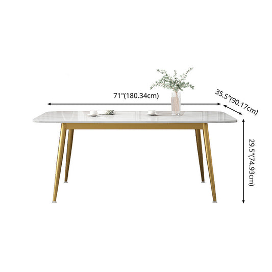 Scandinavian Kitchen Dining Room Set with Sintered Stone Top and Metal Base Dining Furniture Clearhalo 'Dining Room Sets' 'Dining Tables & Seating' 'dining_room_set' 'Furniture' 'furniture_dining_room_set' 'Kitchen & Dining Furniture' 'kitchen&dining_furn' 'kitchen' 3348274