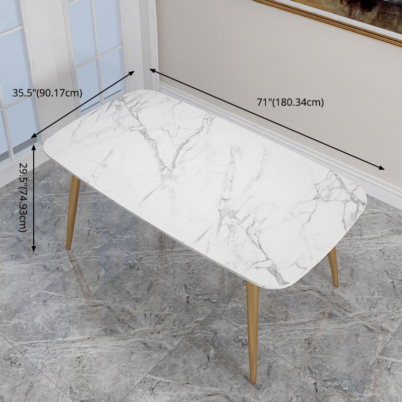 Scandinavian Kitchen Dining Room Set with Sintered Stone Top and 4 Legs Base Dining Furniture Clearhalo 'Dining Room Sets' 'Dining Tables & Seating' 'dining_room_set' 'furn' 'furn_dining_room_set' 'Furniture' 'furniture_dining_room_set' 'Kitchen & Dining Furniture' 'kitchen&dining_furn' 'kitchen' 3348290