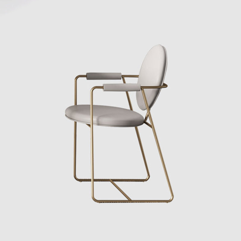 Modern Sintered Stone Dining Table Set Standard Height Gold Legs Dining Set for Home Use Clearhalo 'Dining Room Sets' 'Dining Tables & Seating' 'dining_room_set' 'Furniture' 'furniture_dining_room_set' 'Kitchen & Dining Furniture' 'kitchen&dining_furn' 'kitchen' 3348312