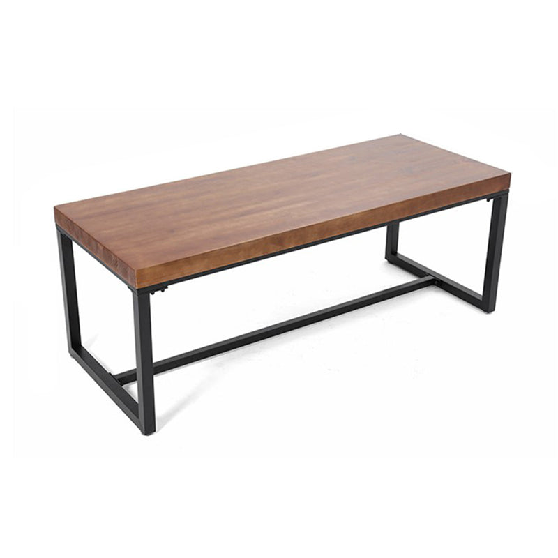 Modern Style Solid Wood Dining Set with Rectangle Shape Table and Double Pedestal Base for Home Use Clearhalo 'Dining Room Sets' 'Dining Tables & Seating' 'dining_room_set' 'furn' 'furn_dining_room_set' 'Furniture' 'furniture_dining_room_set' 'Kitchen & Dining Furniture' 'kitchen&dining_furn' 'kitchen' 3348338