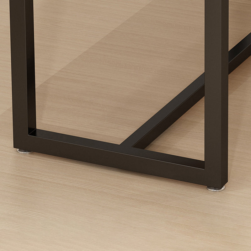 Modern Style Solid Wood Dining Set with Rectangle Shape Table and Trestle Base for Home Use Clearhalo 'Dining Room Sets' 'Dining Tables & Seating' 'dining_room_set' 'Furniture' 'furniture_dining_room_set' 'Kitchen & Dining Furniture' 'kitchen&dining_furn' 'kitchen' 3348373