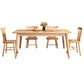 Modern Style Solid Wood Top Dining Table Sets with 4 Legs Base Dining Furniture for Home Use with 4 Chairs Clearhalo 'Dining Room Sets' 'Dining Tables & Seating' 'dining_room_set' 'Furniture' 'furniture_dining_room_set' 'Kitchen & Dining Furniture' 'kitchen&dining_furn' 'kitchen' 3350401